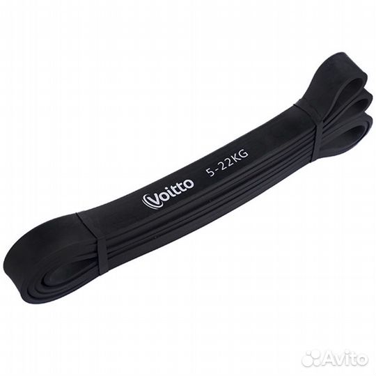 Резиновая петля Voitto (5-22 кг), черная