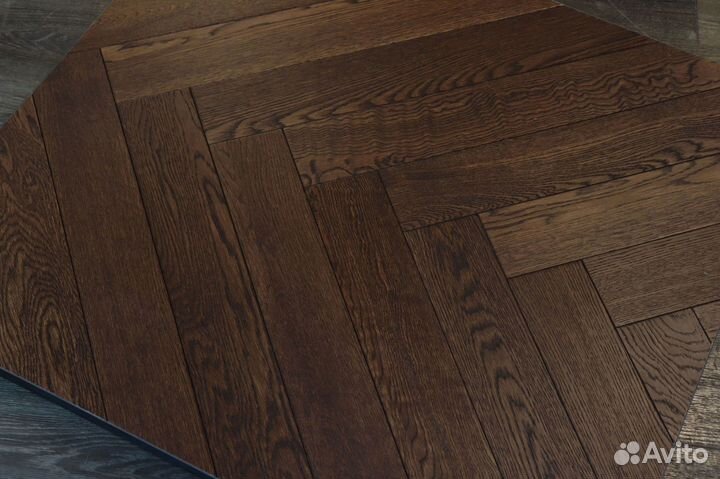 Замковая инженерная доска английская елочка