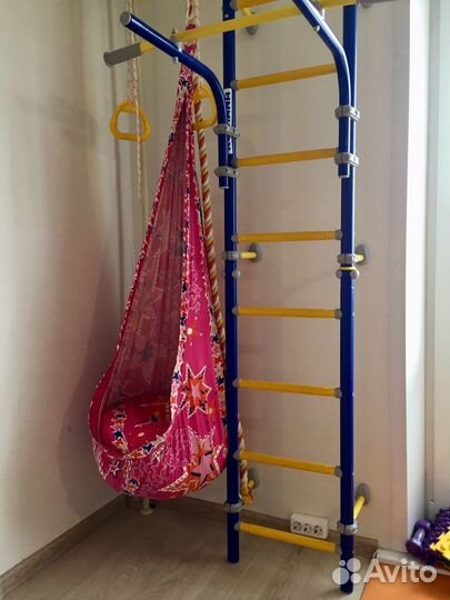 Подвесной гамак кокон для шведской стенки