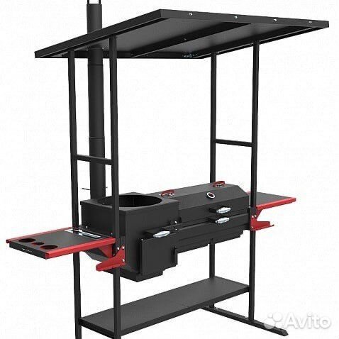 Мангал печь гриль коптильня