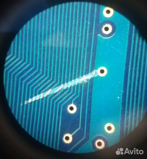 Пайка под микроскопом плат, шлейфов, компонентов