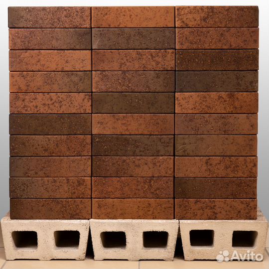 Кирпич лицевой ликолор тайга морион на заре