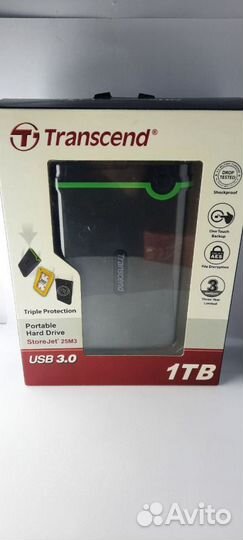 Внешний жесткий диск Transcend StoreJet 25M3 1TB