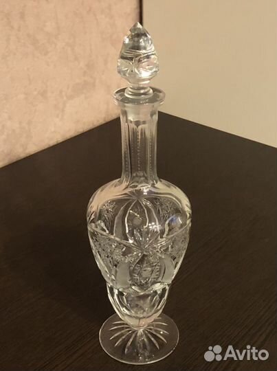 Графин штоф хрусталь стекло Мальцов век 19 и 20