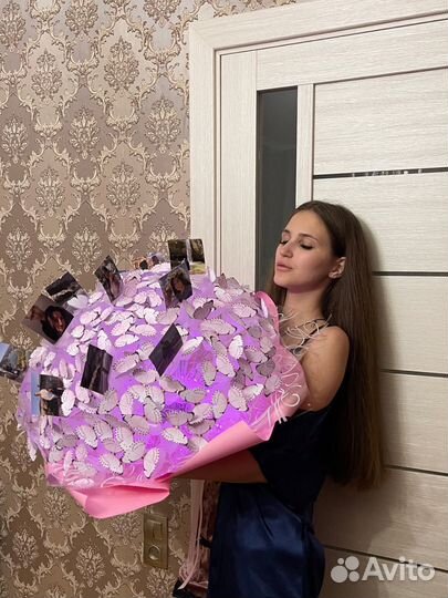 Букетики из бабочек