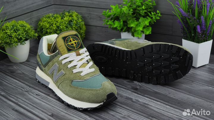 Кроссовки new balance 574 шикарный вид качества 1