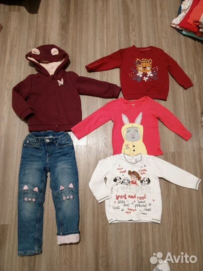 Вещи пакетом для девочки 92 98