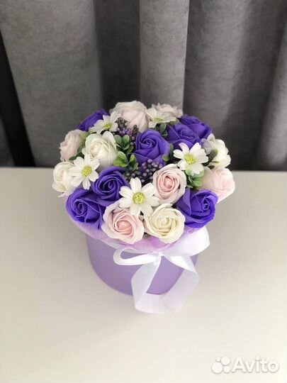 Букет из мыльных цветов
