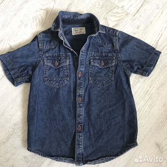Рубашка джинсовая Next 104разм