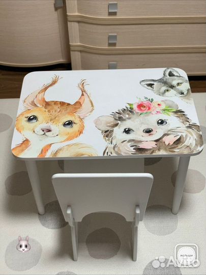 Детский стол и стул новый комплект