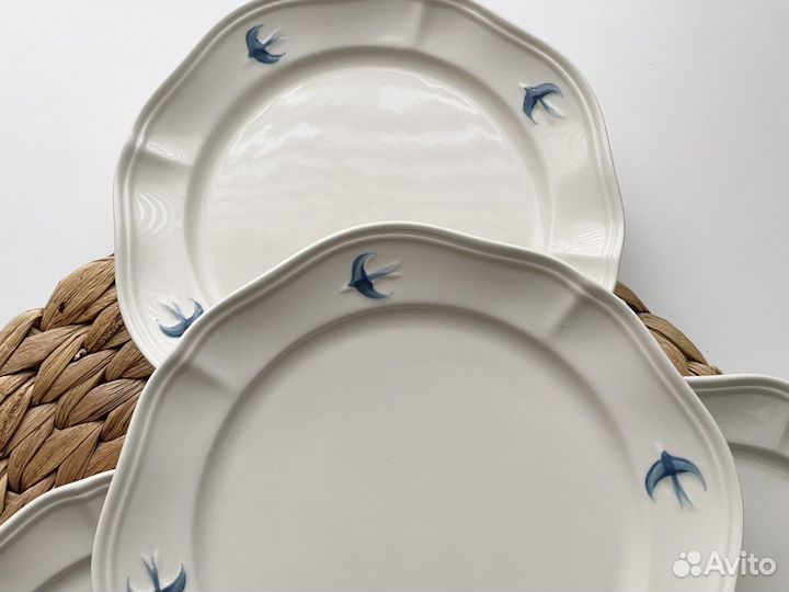 4 тарелки в стиле zara home