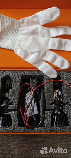 Светодиодные лампы LED H7 с линзой