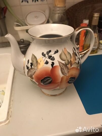 Чайник золотой СССР