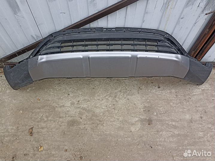 Юбка переднего бампера с накладкой Geely Atlas