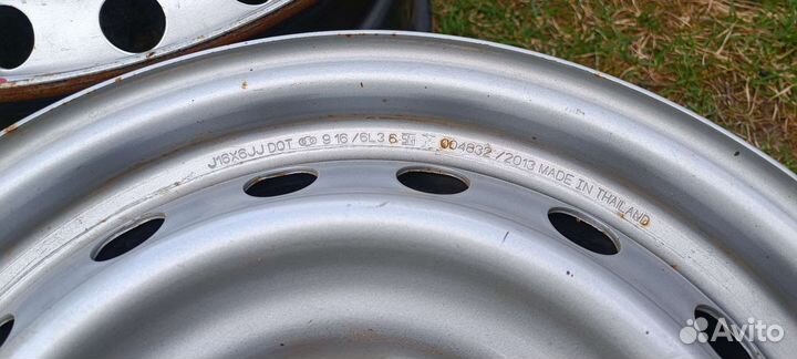 Стальные диски Mitsubishi l200 R16