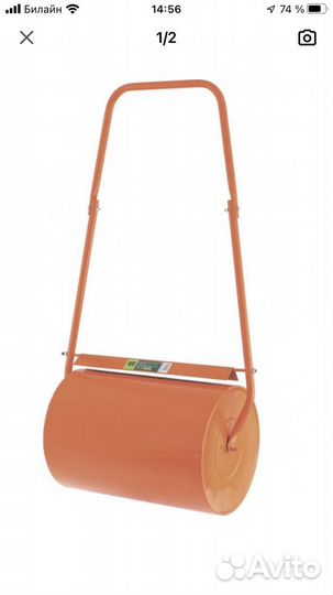 Каток садовый 50 л. + механическая сеялка