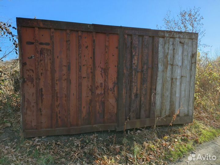 Металлический гараж бу