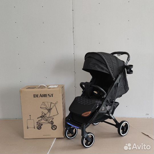 Коляска прогулочная хит 22 года Dearest 819 черная