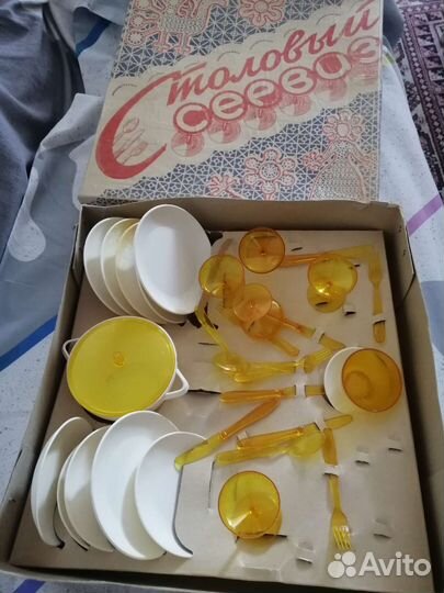 Сервиз столовый игрушечный СССР