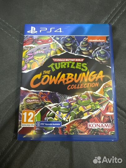 Диски на ps4 Turtles the Cowabanga collection
