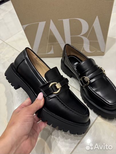 Лоферы zara новые