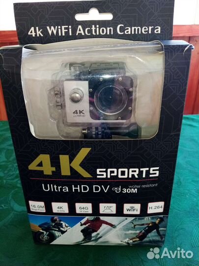 Action camera sport 4K ultra HD DV WI-FI