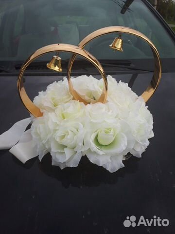 Свадебные украшения на авто