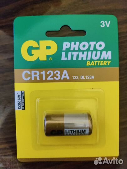 CR123A - CR1 блок из 10 батареек