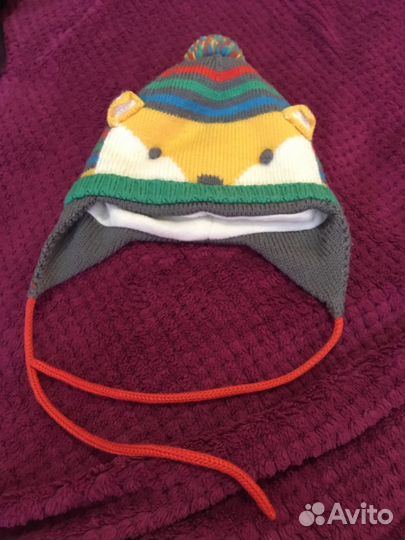 Шапка deux par deux на 18-24 мес