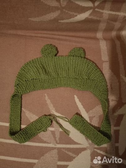 Шапка лягушка