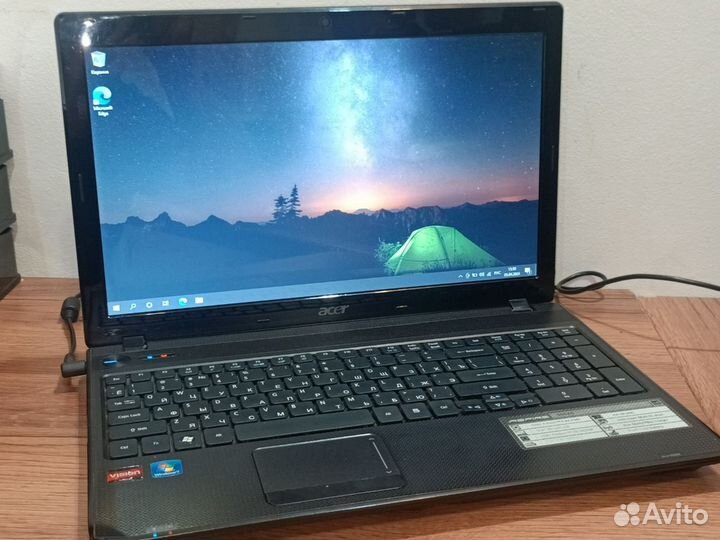 Ноутбук Aspire 5552 /AMD Athlon II P340/250GB/3GB