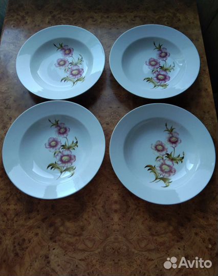 Набор суповых тарелок ГДР, времён СССР