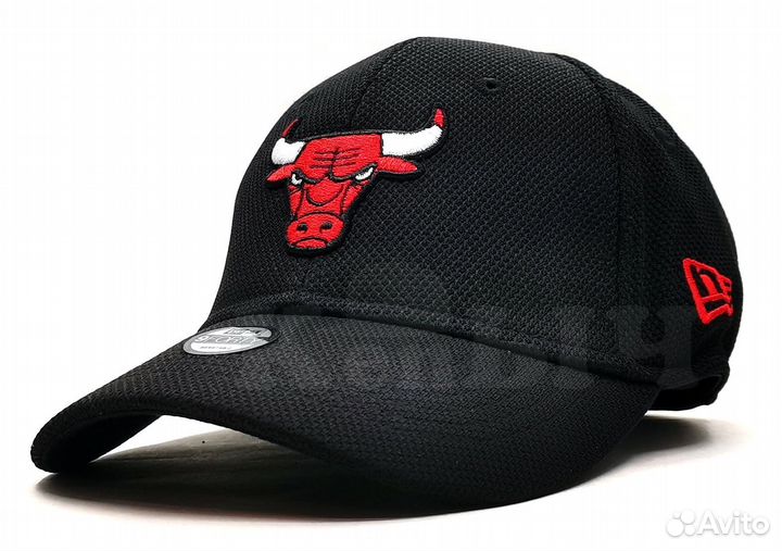 Бейсболка без регулировки NBA Chicago Bulls black