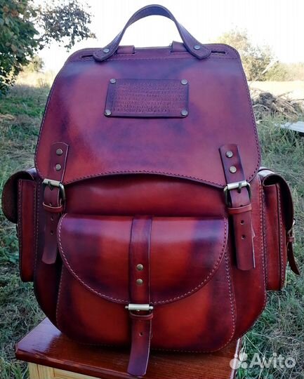 Рюкзак натуральная кожа