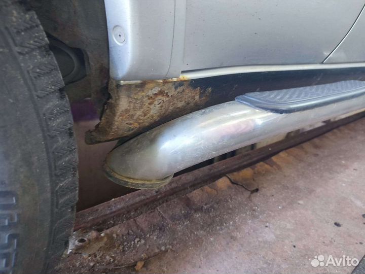 Защита порогов rav 4