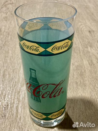 Редкий винтажный стакан coca-cola 90е