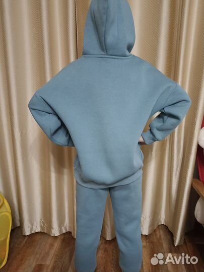 Тёплый костюм с худи