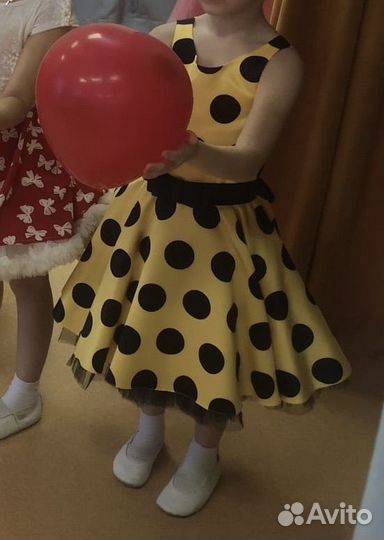 Платье в стиле Стиляги для девочки 6-7 лет
