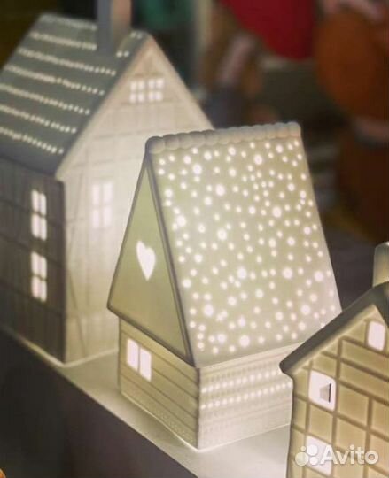Домик подсвечник немецкий фарфор Räder Rader