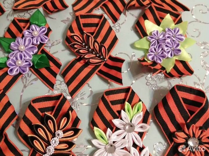 Георгиевская лента брошь