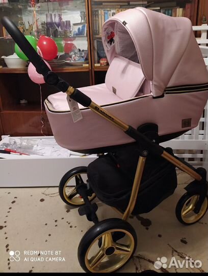 Коляска 2 в 1 adamex reggio экокожа