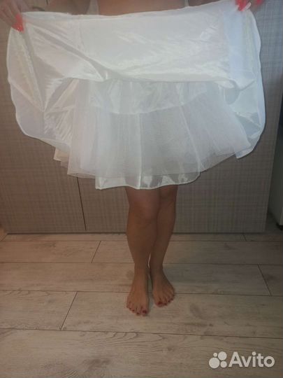 Подъюбник на кольцах пышный