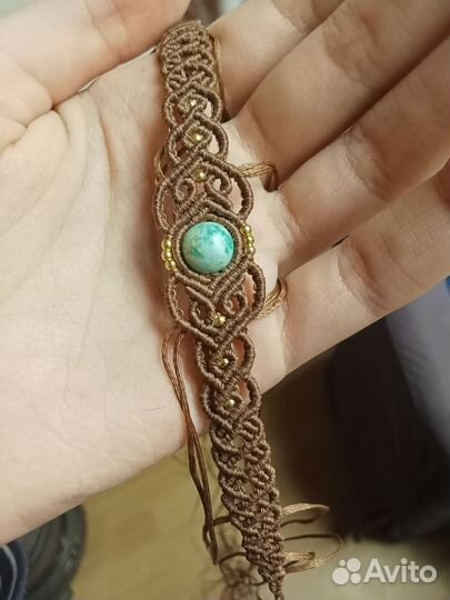 Браслет с бирюзой бронь заказ