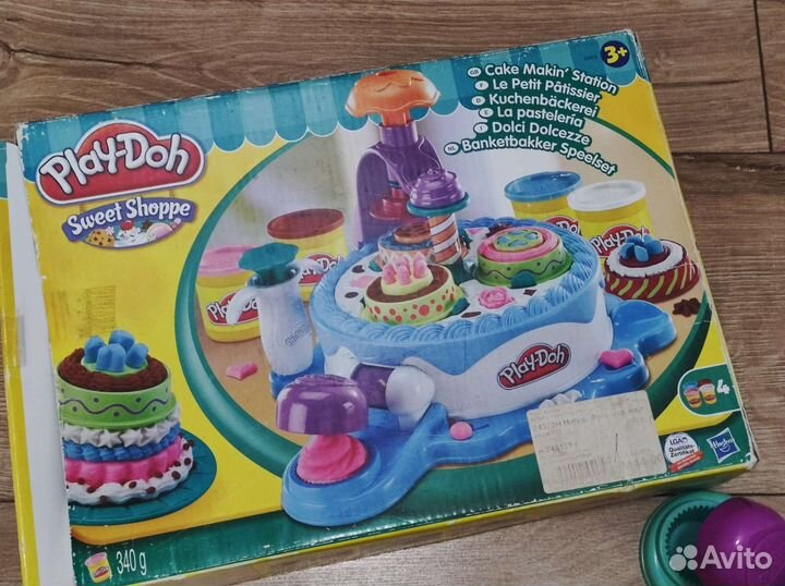 Наборы Play doh для лепки, тесто