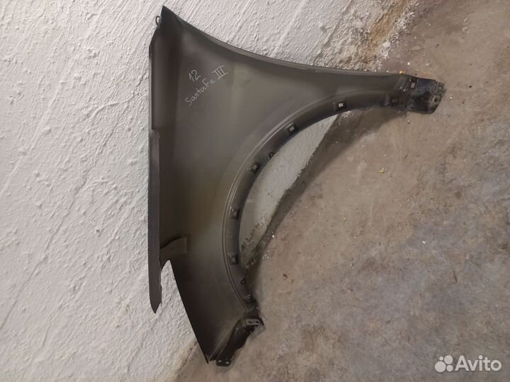 Крыло переднее правое hyundai santa fe 3
