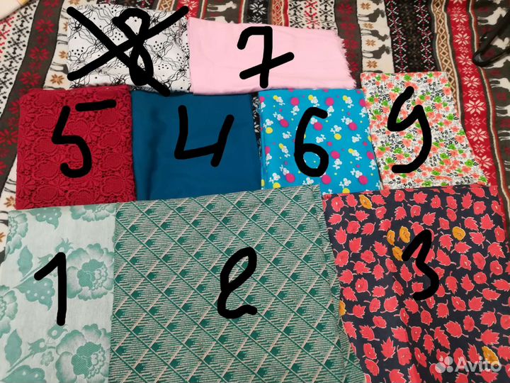 Отрезы ткани из СССР