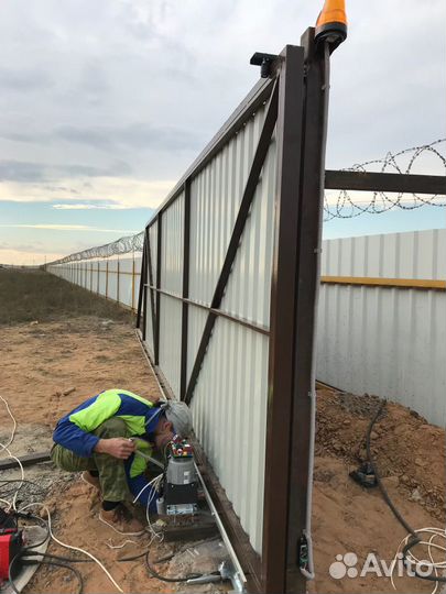 Откатные Ворота Сдвижные 6м