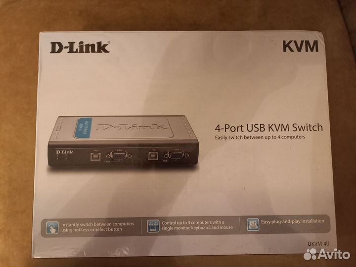 Переключатель d- link dkvm-4u