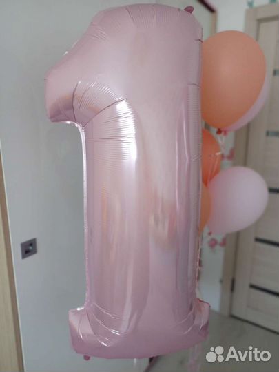 Воздушные шары цифры девочке 10 лет 1 год