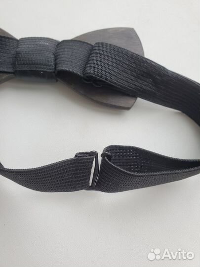 Галстук бабочка деревянная